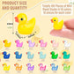selizo 180Pcs Mini Resin Ducks, Tiny Duck for Micro Landscape Fairy Garden, Dollhouse Ornament for Hide and Seek Prank, Party Fa