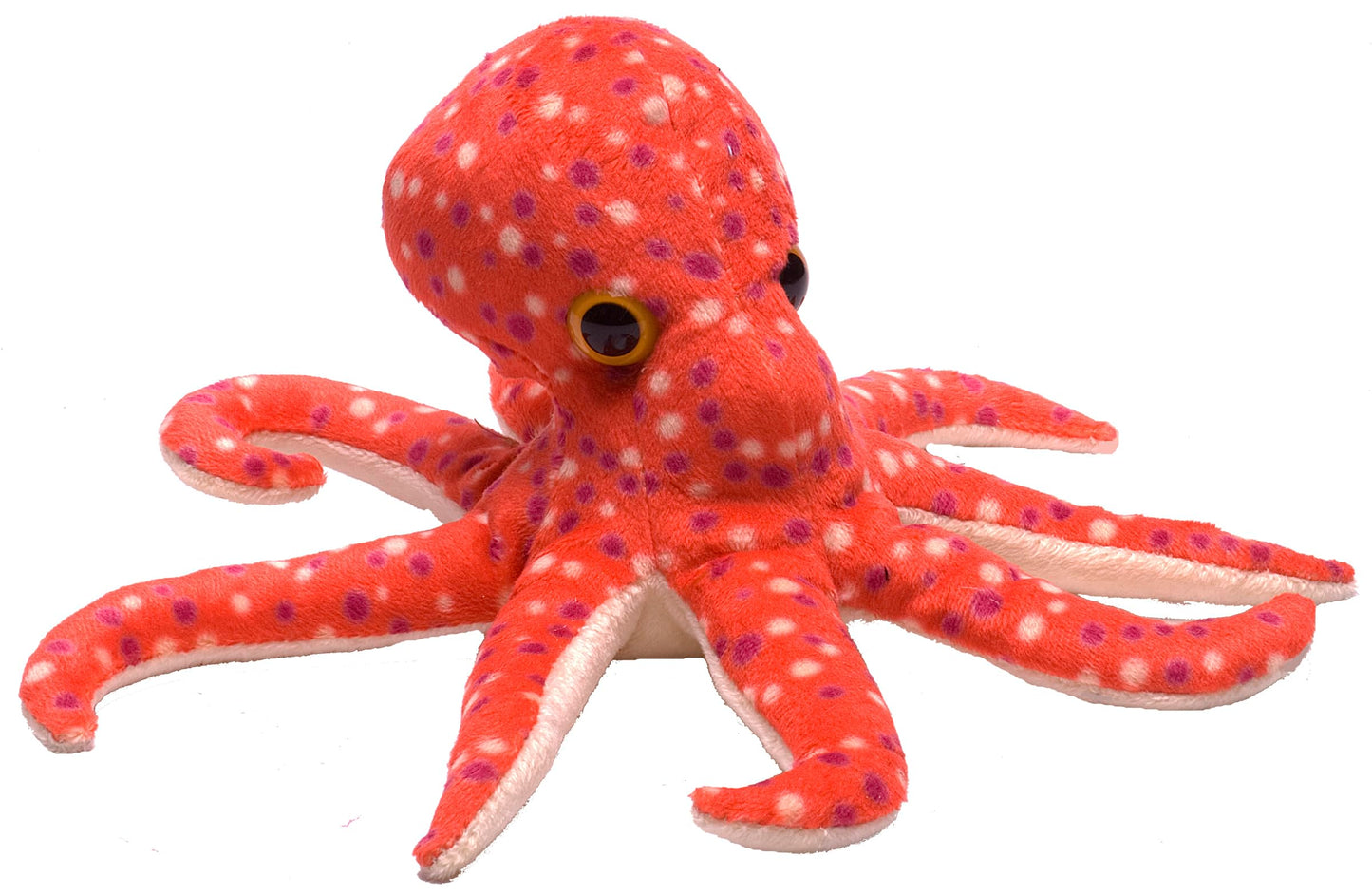 Wild Republic Octopus Plush, Stuffed Animal, Plush Toy, Gifts For Kids, Hug’Ems 7 Inch