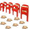 Wooden Train Bridges, Bridge Support, Wooden Train Track Accessories, Wooden Train Track, Train Tracks Compatible with All Major