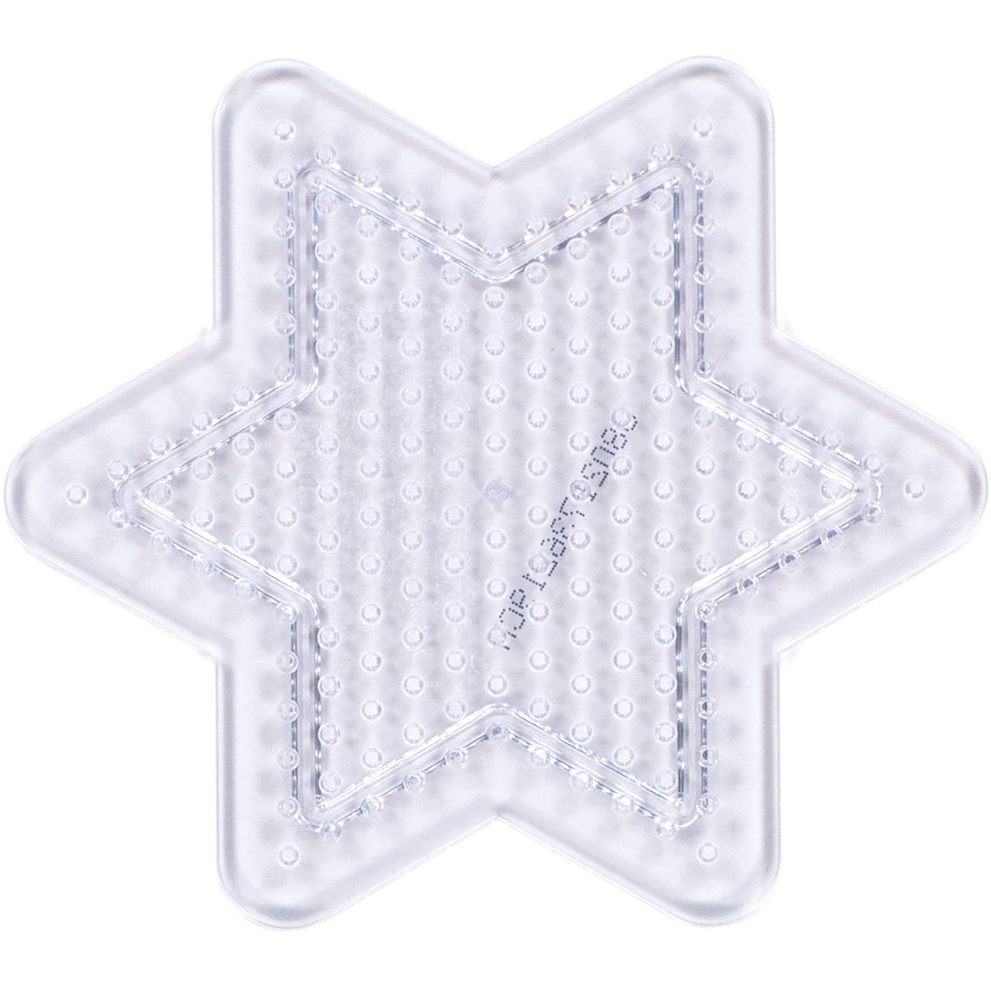 Perler Beads Basic Shapes Clear Pegboard Set, Small, Clear, 5 pcs