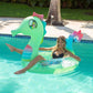 Poolcandy Jumbo 48' Seahorse Pool Tube, Stylish, Ultra Durable, Easy-Inflate Pvc Pool Tube, Great For Pool, Beach, Lake, River, Perfect For Kids And Adults