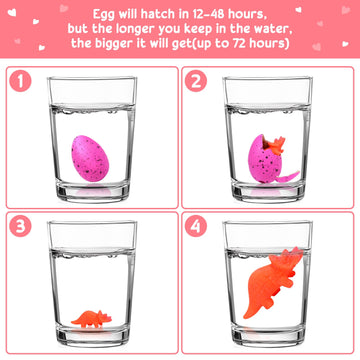 Valentines Day Cards Gifts For Kids 30 Dinosaur Egg With Valentines Cards Hatching Dino Egg Grow In Water Valentines Classroom S