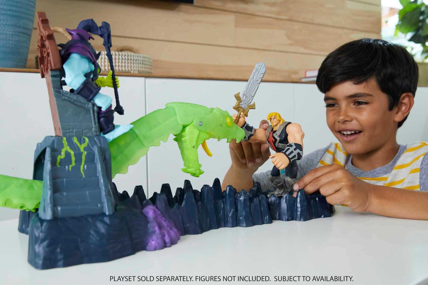Masters of the Universe He-Man and The Chaos Snake Attack Playset  Skeletor Fortress with 2 Action Figures (He-Man & Skeletor)  Gift for mature-themed Collectors & Motu Fans Ages 4 Years & Older