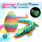 3D Printed Dragon Egg With Dragoln Inside,Surprise Dragon Egg Toy,19'' Full Articulated Crystal 3D Dragonls(Giant Luminous Rainb