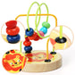Aishun Bead Maze Toy For Toddlers Wooden Colorful Roller Coaster Educational Circle Toys Learning Preschool Toys Birthday Gift For Boys And Girls