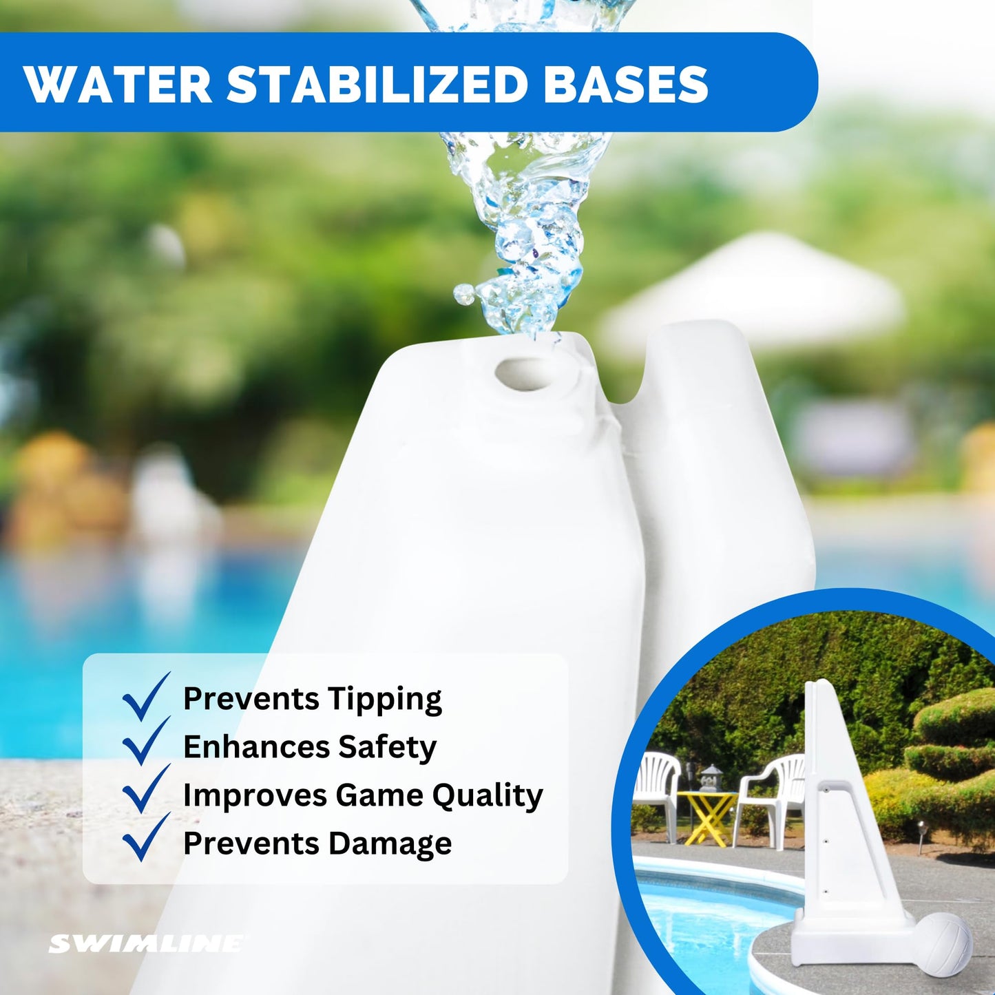 Swimline Pool Jam Combo Inground pools , White