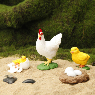 Mikneke Montessori Life Cycle Animal Figurines Learning & Education Toys, Plastic Turtle Chicken Ant Plant Mantis Salmon Toys For Kids, Preschool Learning Activities For Toddlers