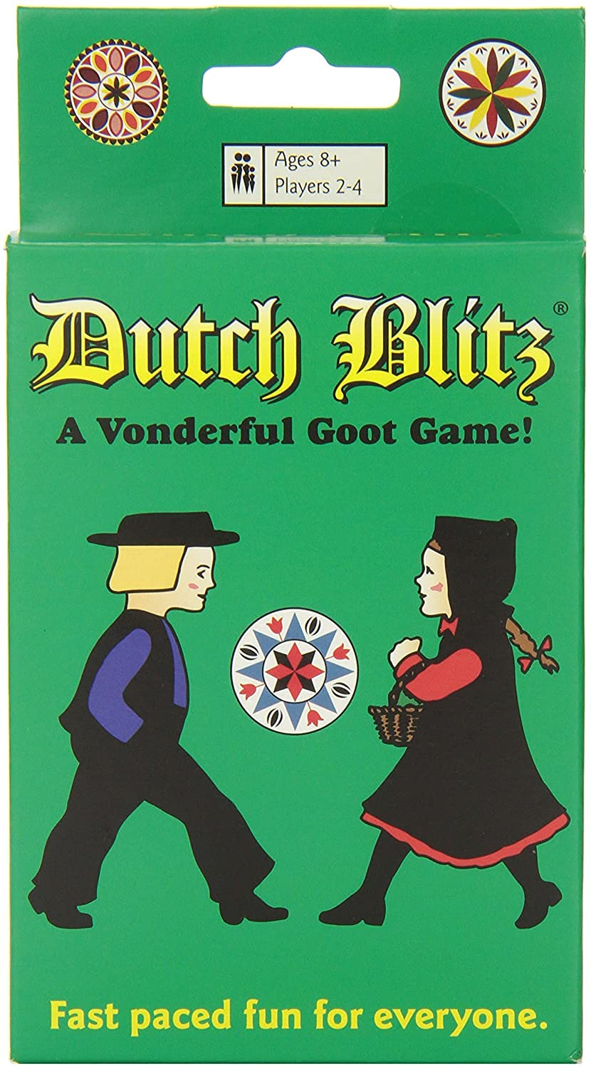 Original Dutch Blitz Card Game And Dutch Blitz Expansion Pack Bundle With Storage Bag By Mr Dice