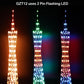 Icubesmart Led Canton Tower Model Diy Electronic Kit, Led Cube Model Handmade Soldering Project Kit, 12 Led Circles, Height 38Cm. (Gzt-12 Kit)