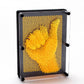 3D Pin Art Sensory Toy Needles Intellectual Fun Toy Plastic Pin Art Palm Board Large (Yellow-6 X 8 Inches)