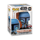 Funko , Multicolor,Fk46091 Star Wars The Mandalorian Pop! Tv Vinyl Figure Death Watch Mandalorian (Two Stripes) 9 Cm