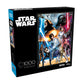 Buffalo Games 1000 Piece Jigsaw Puzzle - Star Wars Vintage Art, Multi-color, Model 11801