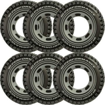 Intex Inflatable 36' Giant Tire Tubes For Swimming Pool/Lake/Ocean (6 Pack)