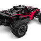 SummitLink Custom Body Muddy Hot Pink Over Black Style Compatible for Rustler 4X4, Rustler BL-2S, Rustler 4x4 Ultimate 1/10 Scal