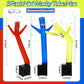Poen 3 Pcs Mini Inflatable Tube Man Funny Gag Birthday Gift Wacky Waving Inflatable Guy With Blower Desktop Mini Dancer Man Gift For Man Women Party Decoration(Smile)