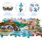 Puzzles For Kids Ages 4-8 - 2 X 60 Pieces Puzzles For Kids Ages 3-5 6-8 - Toy For Learning Ocean & Forest Animals - Educational