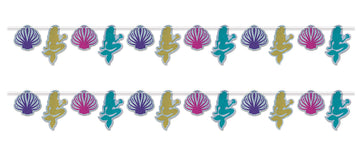 Mermaid & Seashell Streamer