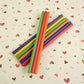 60 Pcs Rhythm Sticks For Kids Bulk, Wood Music Lummi Sticks, 6 Colors