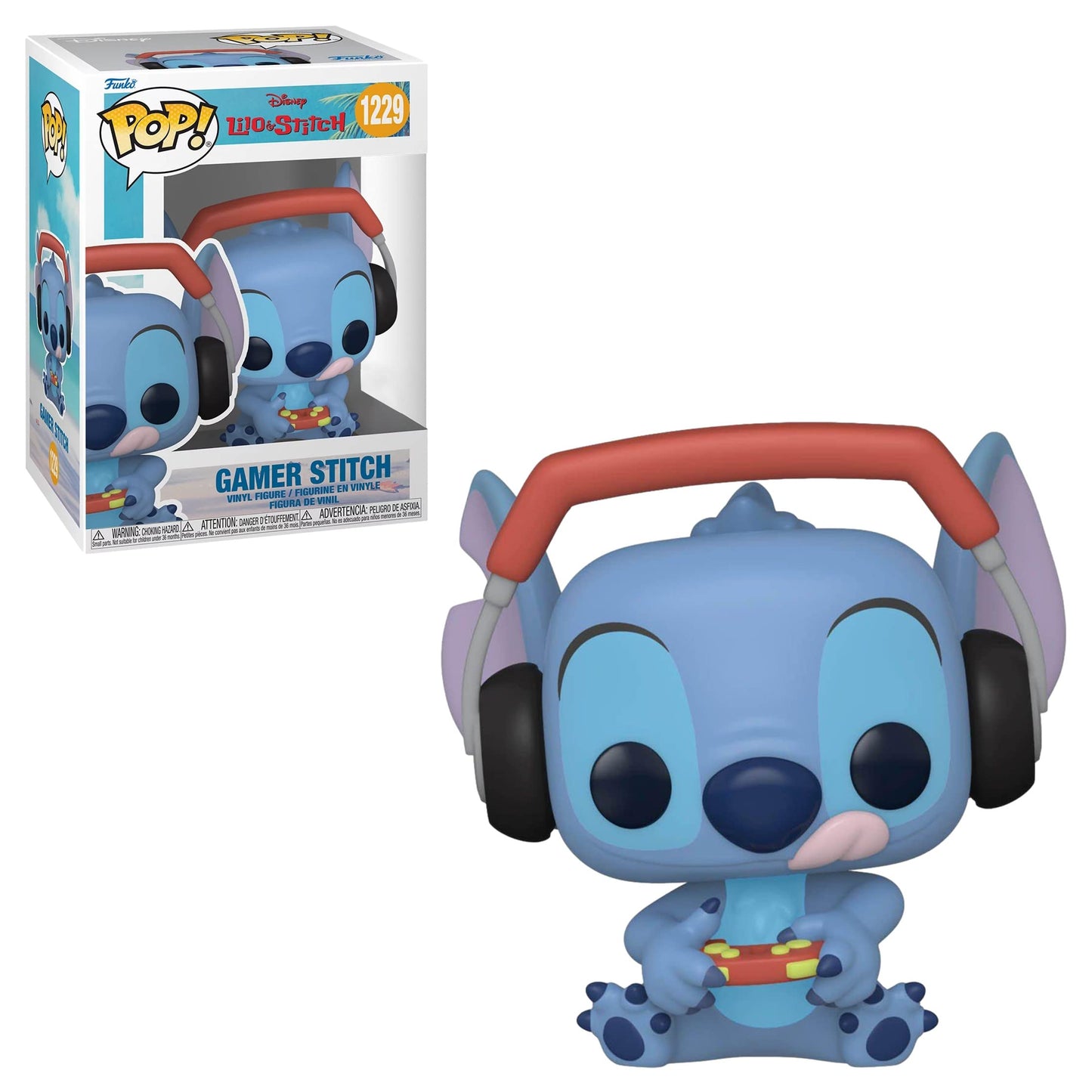Funko Lilo And Stitch Gamer Exclusive 1229 Multicolored