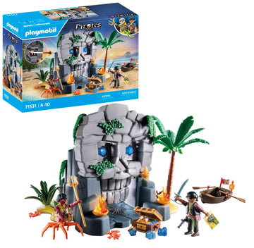 Playmobil Pirates Skull Island Playset, Multicolor, Model 71531, Plastic Construction