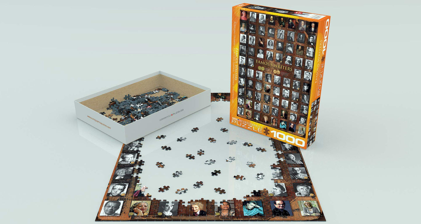 Eurographics Famous Writers 1000 Piece Puzzle (6000-0249)
