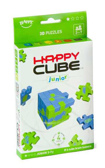 Happy Hcj300 Junior Cardboard Box 3D Puzzle, Pack Of 6