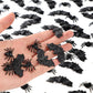 Ozio Halloween Decorations, 200 Pcs Mini Plastic Spiders Bats For Creepy Scary Prank Toys Plastic Insect Toys Halloween Miniatur