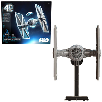 4D Build, Star Wars Imperial Tie Fighter 3D Model Kit 120 Pcs, Star Wars Toys, Desk D  Cor, Star Wars Collectible, 3D Puzzles Fo