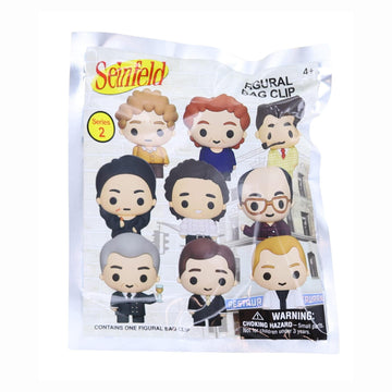 Monogram International Seinfeld Series 2 3D Foam Bag Clip | 1 Random