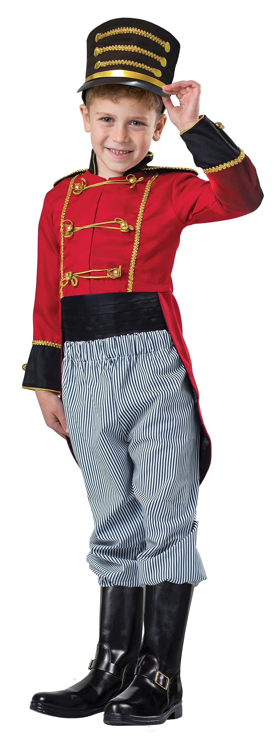 Dress Up America Circus Ringmaster Costume For Boys - Nutcracker Toy Soldier Costume For Kids - Greatest Showman Costume Set