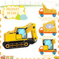 Construction Dump Truck Piata Construction Piata with Blindfold and Bat Construction Party Supplies Tractor Excavator Piata for