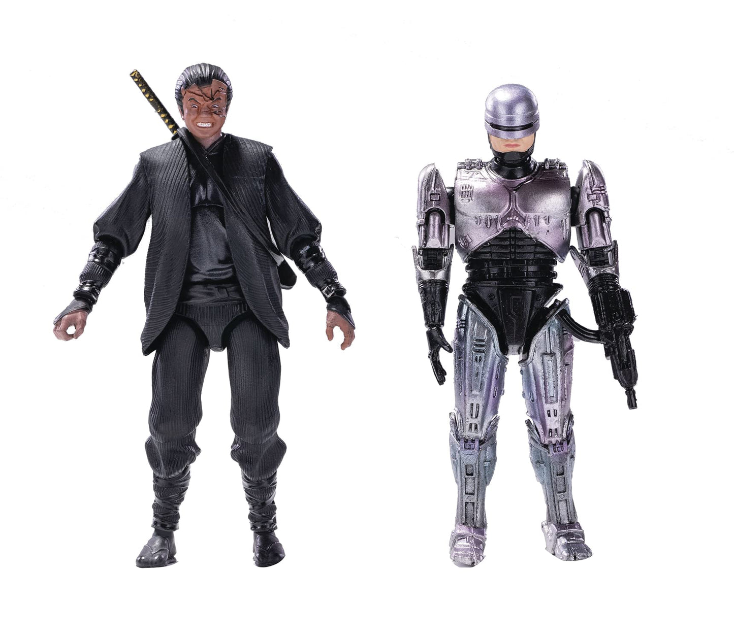 Hiya Toys Robocop 3: Robocop Vs Otomo Px Edition 1:18 Scale Exquisite Mini Action Figure Two-Pack, Multicolor
