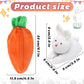Shyhand Easter Bunny Plush Three Bunnies In Carrot Pouch Hidden Bunny Plush Bunny Stuffed Animal Bunny Doll Zip Up Carrot Bunny