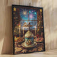 Cream Holiday Mug Gingerbread Cookies Christmas Fireplace 1000 Piece Jigsaw Puzzle for mature-themeds Students Cozy Winter  Window View 20?27 Inches Relaxing Festive Game Warm Atmosphere Decor