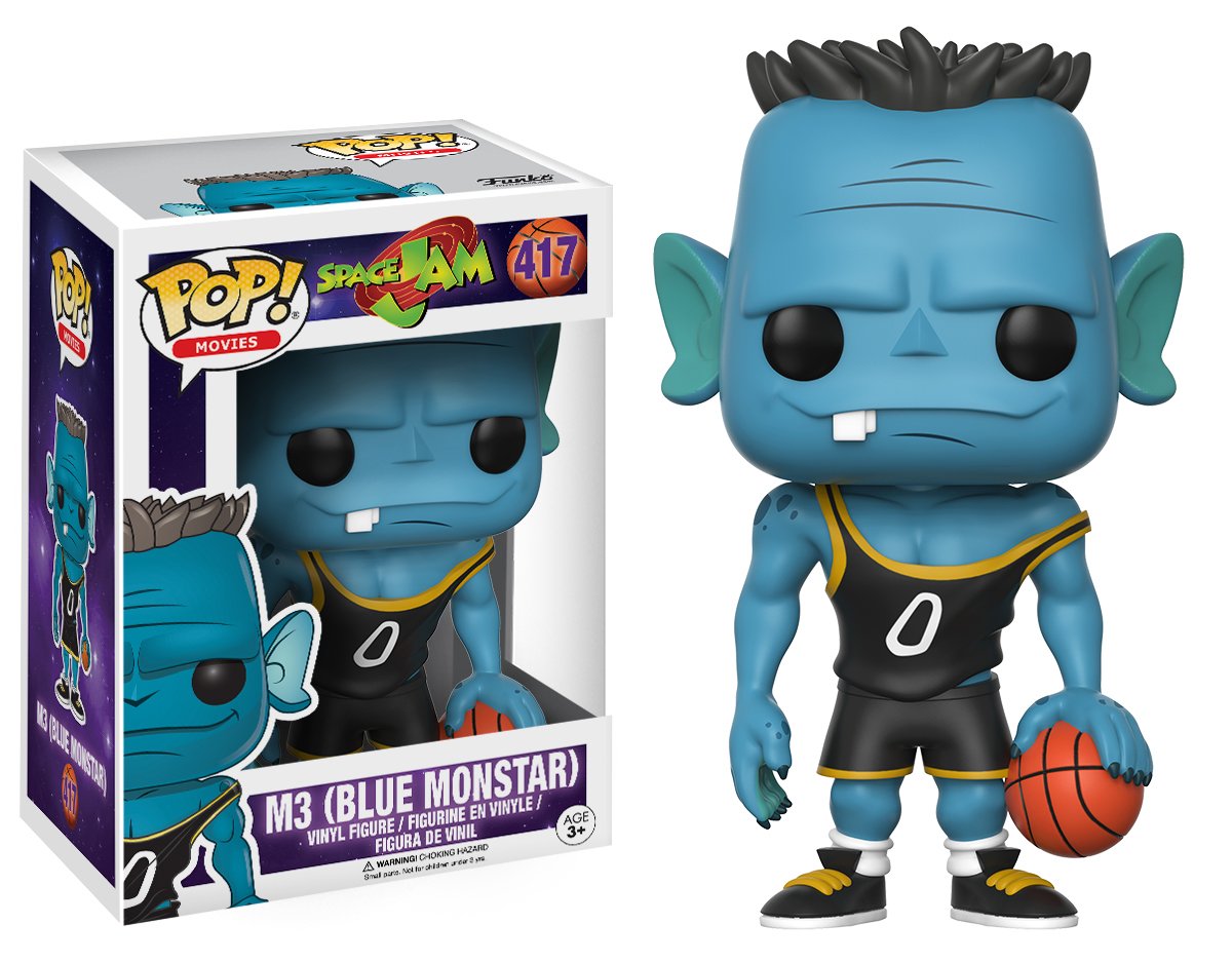 Funko Pop Movies Space Jam M3 (Blue Monstar) Action Figure