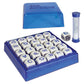Winning Moves Big Boggle Word Game - 5x5 Grid, 25 Letter Cubes, Cardboard, Blue/White, Ages 8+, Model 1147