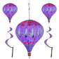 2Pack Hot Air Balloon Wind Spinner Garden Windmills And Spinners Decorations Large Outdoor Hanging Decor Lawn Yard Windsock Orna
