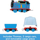 Thomas & Friends Motorized Toy Train Talking Thomas Engine With Sounds & Phrases Plus Cargo For Preschool Kids Ages 3+ Years