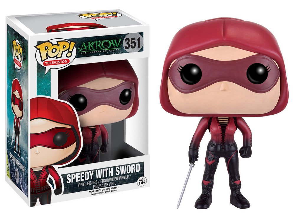 Funko POP TV: Arrow Speedy Action Figure with decorative replica blade