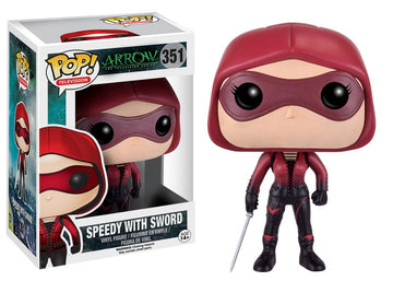 Funko POP TV: Arrow Speedy Action Figure with decorative replica blade