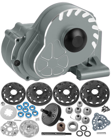 hopsupRC Metal Magnum 272R Assembled Transmission Upgrades Part for 1/10 Slash/Rustler/Stampede/Bandit 2WD VXL. Gearbox Transmis