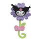 Hello Kitty And Friends 14-Inch Kuromi Purple Plush Valentine Flower With A Bendable Stem - Giftable Packaging - Officially Lice