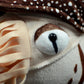 ZHONGXIN MADE Nautilus Plush Toy - 8 Inch Soft Sea Life Stuffed Animal, Brown, Lifelike Design, Perfect Gift for Kids