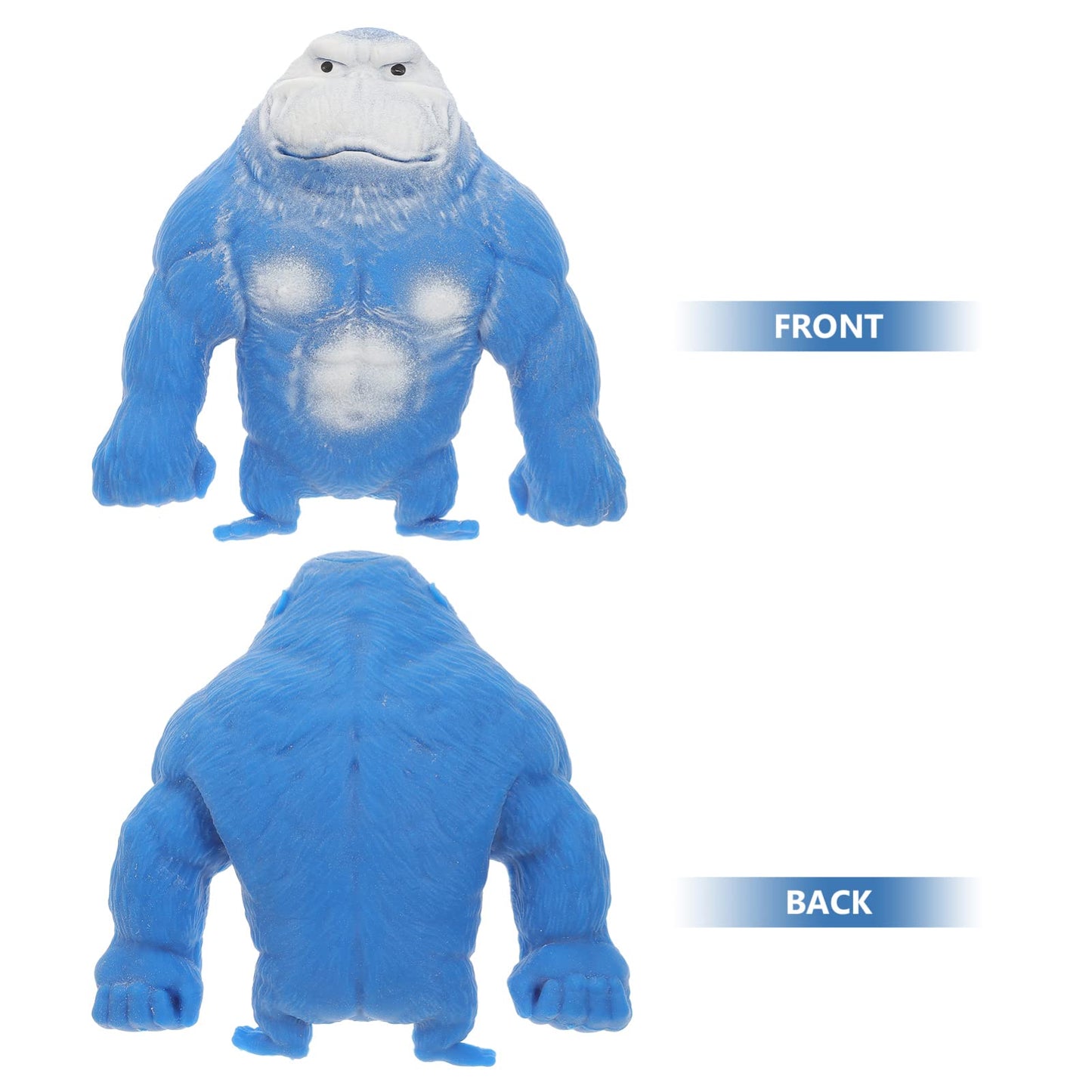 Kisangel Squishy Monkey Stretch Gorilla Elastic Squeeze Monkey Toy Gorilla Toy Anime Figure Toys For Party Goodie Bag,Blue