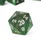 Hddais 7Pcs Polyhedral Dnd Dice Set, Rpg D&D Wood Dice Set With Iron Box Or Dungeons And Dragons Role Playing Games(Dark-Green S