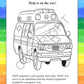 ZOCO - Emergency EMS Workers - Custom Coloring & Activity Books (250 Bulk Pack, Without Crayons) - Paramedics, Ambulance, 911 Ha