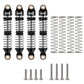 INJORA 53mm Shocks- Absorber Oil Threaded Damper for TRX4M TRX4MT 1/18 RC Crawler Upgrade (Black)