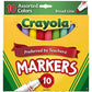 Crayola Assorted Broad Line Markers 10 Count - 2 Pack