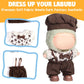 AICase for Labubu Clothes/for Labubu Outfits Clothes Set for 17cm Lububu Doll 3 Piece Set Hat Clothing for LA BUBU  Boys and Girls Stylish Adorable Dolls Clothes Accessories (No Doll)_03
