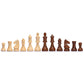 Husaria Professional Staunton No. 6 Wooden Chess Set with 2 Extra Queens - 3.9-Inch Kings, Perfect for Tournaments